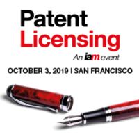 Patent Licensing, 3 October 2019, San Francisco