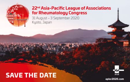 APLAR 2020 | 22nd APLAR Congress | 31 August - 3 September | Kyoto, Japan