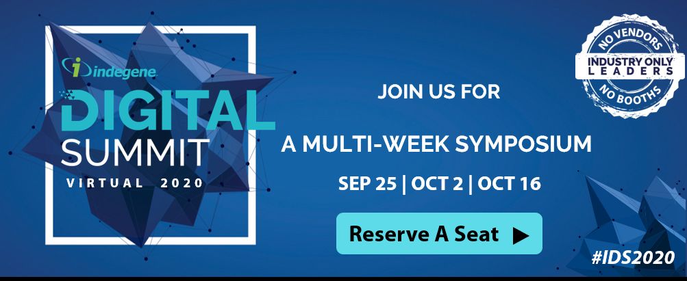 Indegene Digital Summit Virtual 2020 | Sep 25, Oct 2, Oct 16