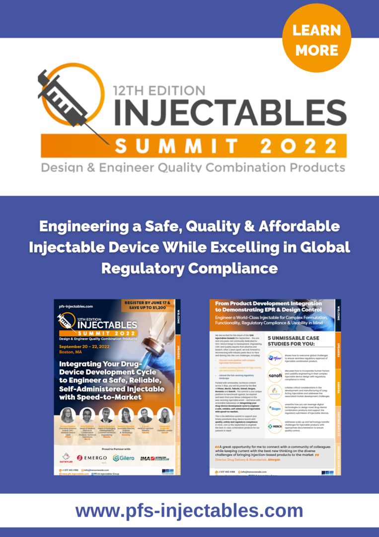 12th Injectables Summit 2022