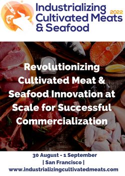 Industrializing Cultivated Meats and Seafood