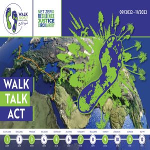 Walk2COP27 Nilufer, Turkey Townhall: climate change challenges and responses. Hybrid. 24/10. 11.30 GMT