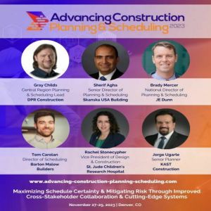 Advancing Construction Planning and Scheduling 2023