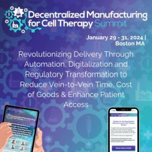 Decentralized Manufacturing for Cell Therapy