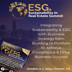 ESG and Sustainability in Real Estate Summit