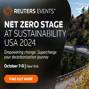 Net Zero stage at Reuters Events: Sustainability USA