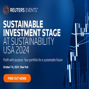 Investment stage at Reuters Events: Sustainability USA