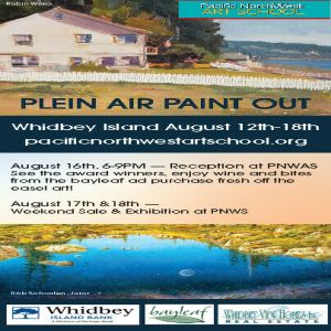 Whidbey Plein Air Paint Out Reception and Sale!