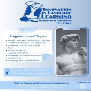 ILL 2024 | Innovation in Language Learning 17th Edition - International Conference