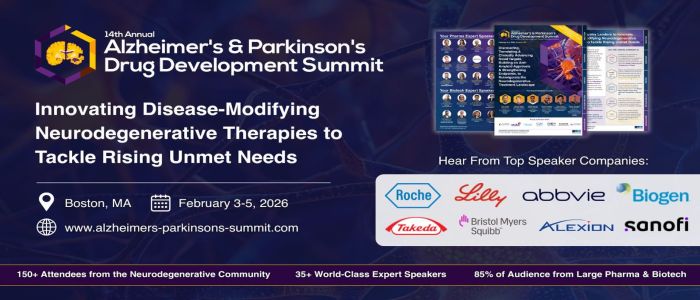 14th Alzheimer's and Parkinson's Drug Development Summit
