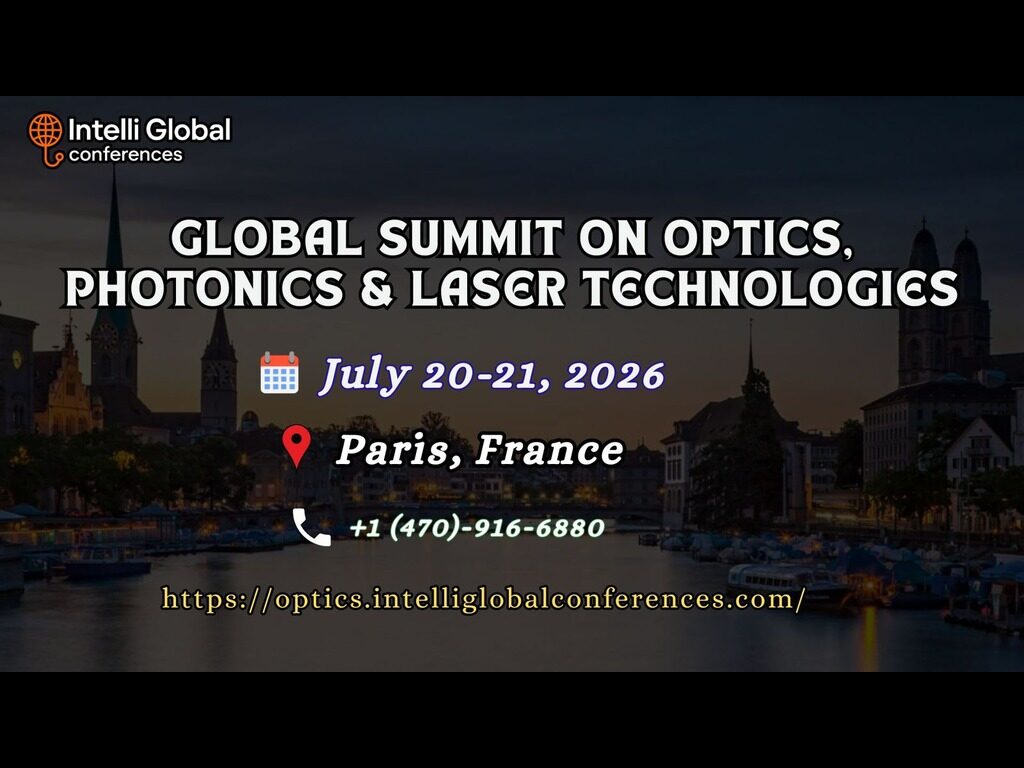 Global Summit on Optics, Photonics and Laser Technologies 