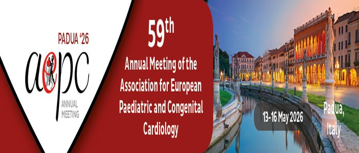 AEPC 2026: 59th Annual Meeting of the Association for European Paediatric and Congenital Cardiology
