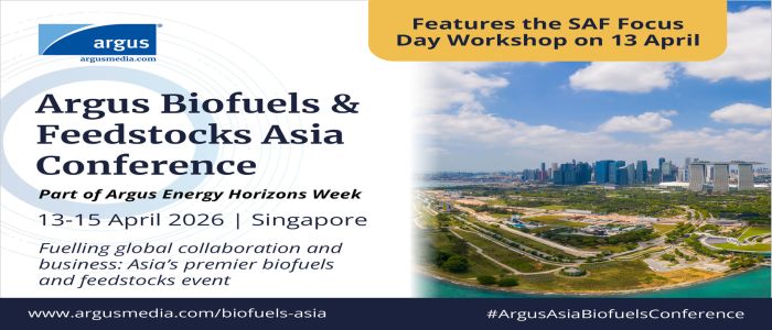 Argus Biofuels and Feedstocks Asia Conference, April 2026, Singapore