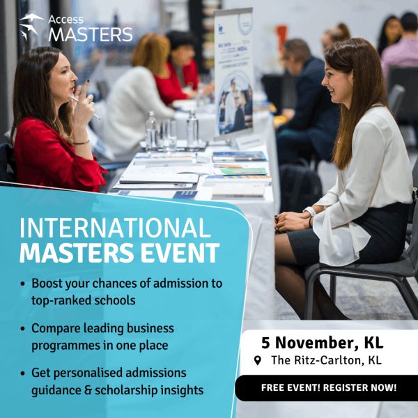 CHOOSE YOUR DREAM MASTER'S PROGRAM ON NOVEMBER 5TH - KUALA LUMPUR