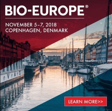 BIO-Europe Conference, Copenhagen 2018 - 24th Annual Partnering Conference