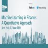 Machine Learning in Finance: A Quantitative Approach | New York, 6 - 7 June