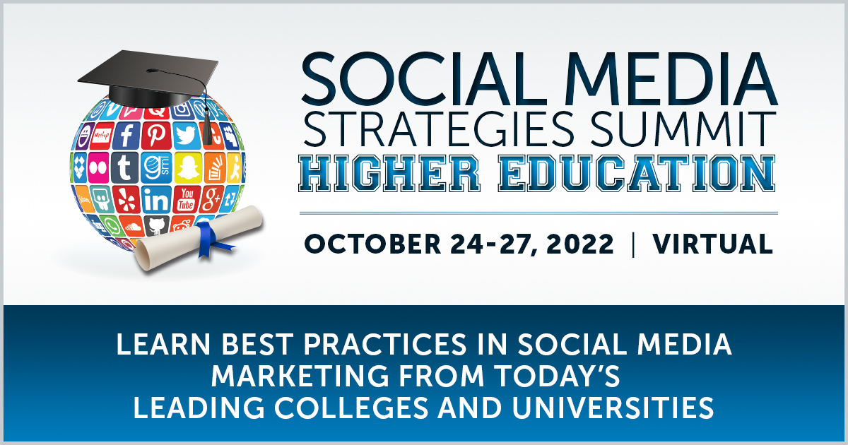 Social Media Strategies Summit Higher Education