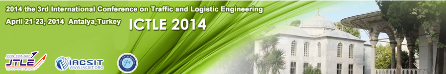 3rd Int. Conf. on Traffic and Logistic Engineering