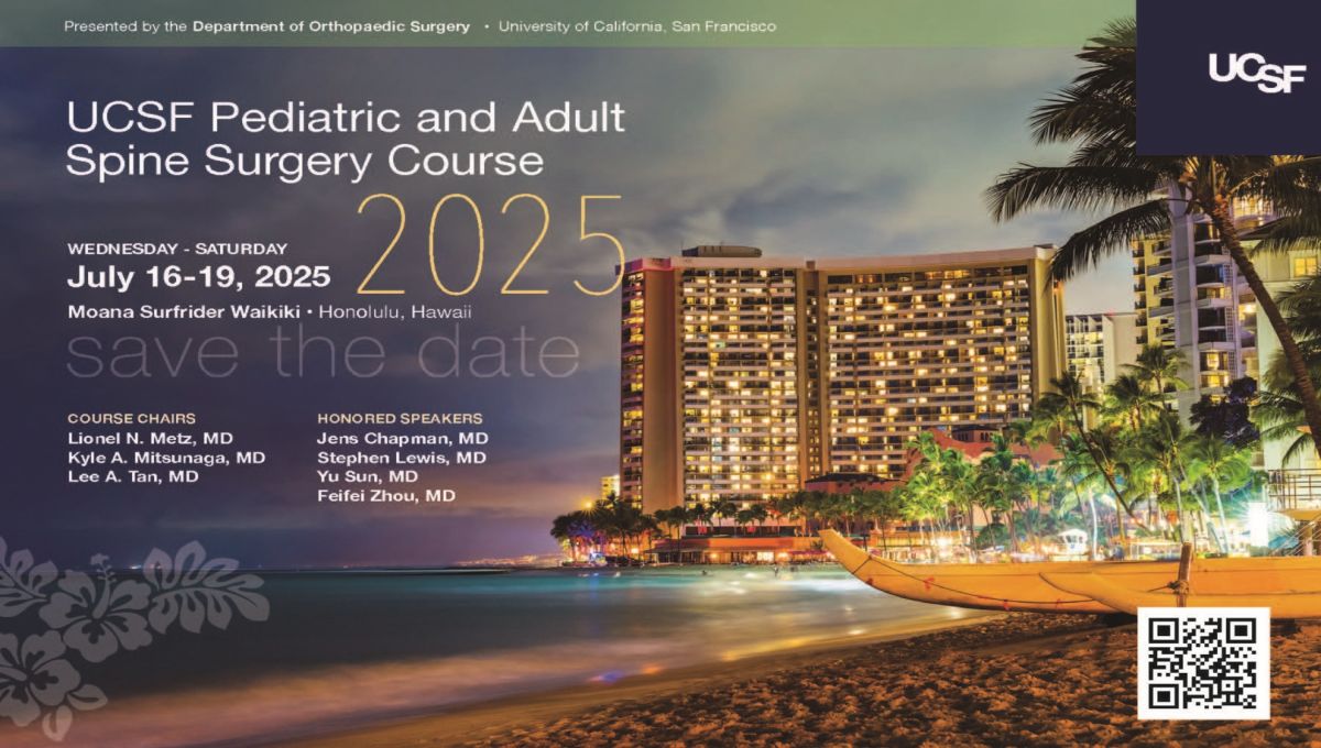 UCSF Pediatric and Adult Spine Course