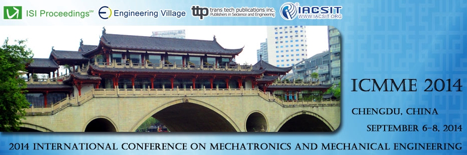 Int. Conf. on Mechatronics and Mechanical Engineering