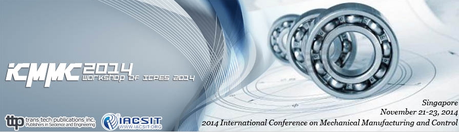 Int. Conf. on Mechanical Manufcturing and Control