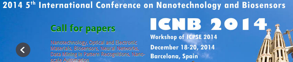 5th Int. Conf. on Nanotechnology and Biosensors