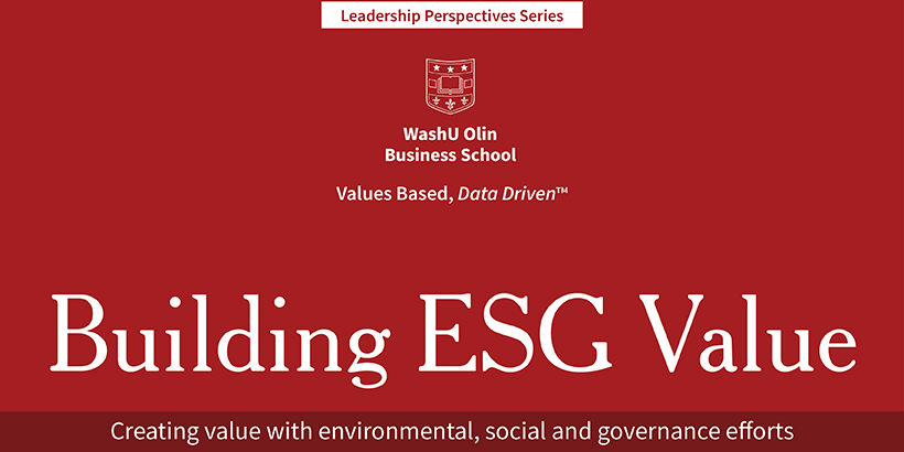 Building ESG Value