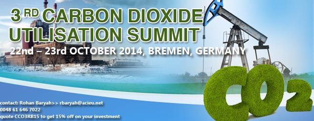 3rd Carbon dioxide utilisation summit