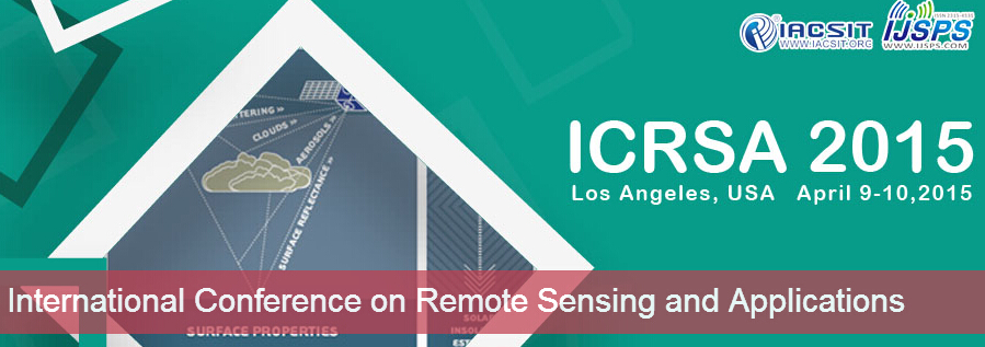 Int. Conf. on Remote Sensing and Applications