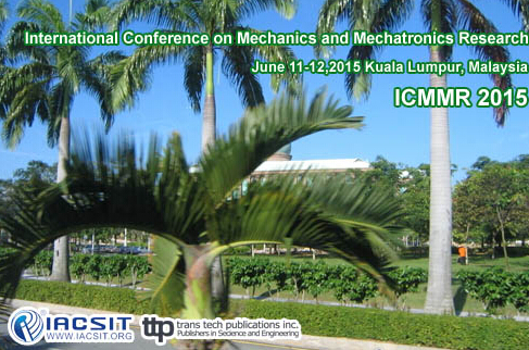 Int. Conf. on Mechanics and Mechatronics Research
