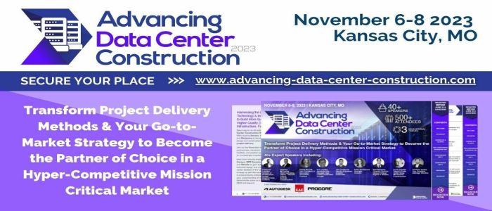 Advancing Data Center Construction 2023