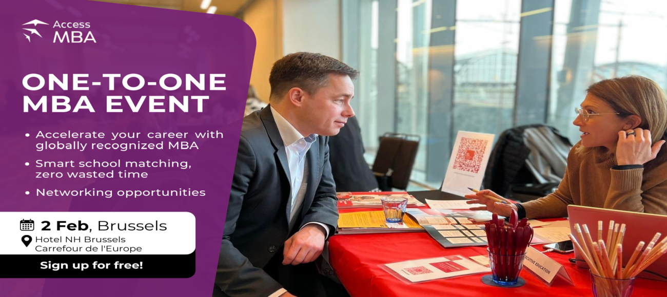 One Day. One City. Your Future MBA. | Brussels . February 2