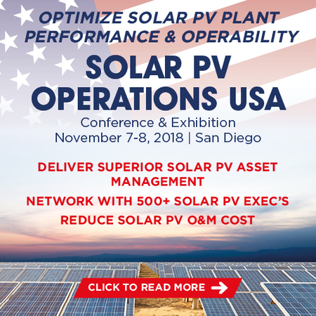 4th Solar PV Operations USA 2018 Conference and Exhibition