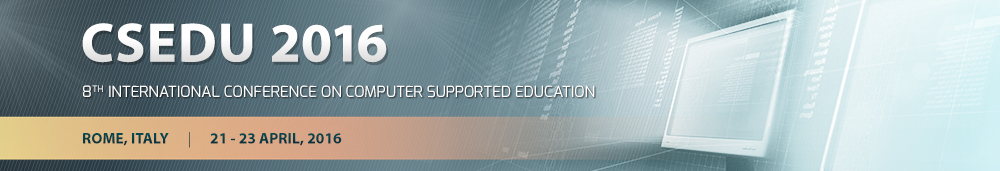 8th Int. Conf. on Computer Supported Education