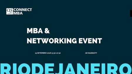 Evento de MBA and Networking no Rio de Janeiro - QS Connect MBA