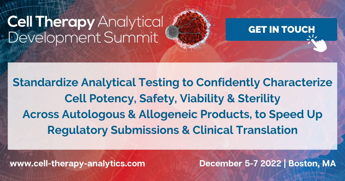 4th Annual Cell Therapy Analytical Development 2022