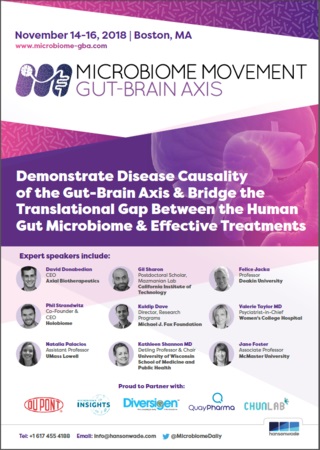 2nd Microbiome Movement – Gut-Brain Axis 2018