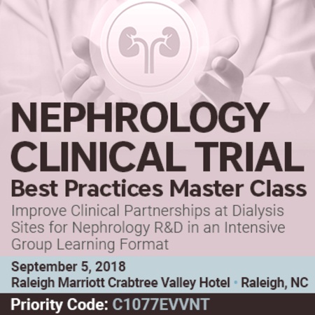 Nephrology Clinical Trial Best Practices Master Class