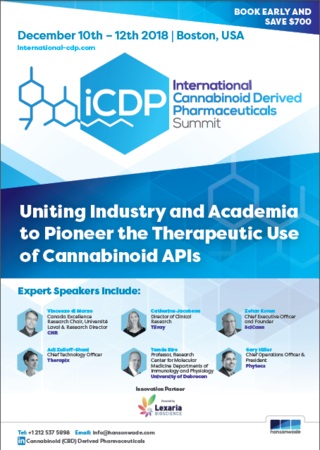 Int. Cannabinoid Derived Pharmaceuticals Summit