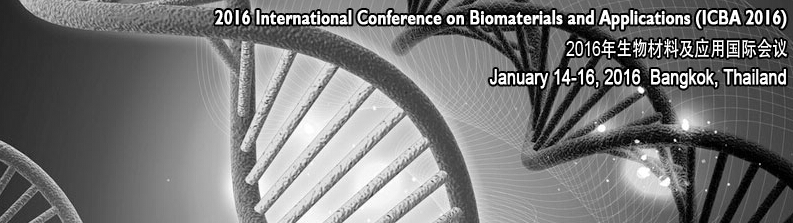 Int. Conf. on Biomaterials and Applications