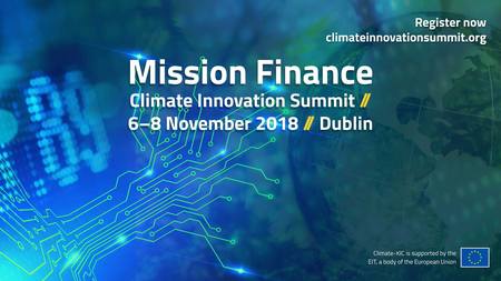 Climate Innovation Summit - Mission Finance, Dublin 2018