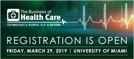 "The Business of Health Care: Technology and People: U.S. and Beyond," March 29