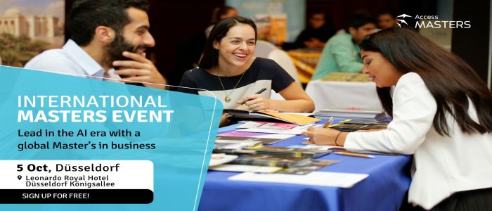 Ready to lead in the AI era? Your success Master's journey starts at Access Master Dusseldorf