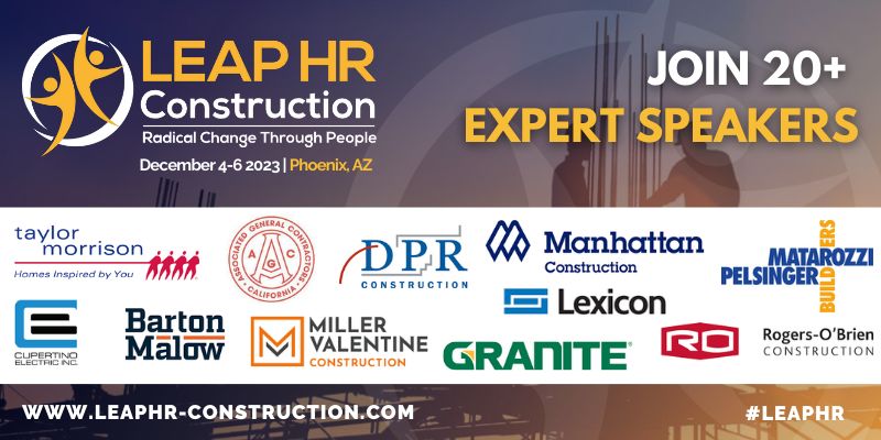 LEAP HR: Construction | Phoenix, Arizona | December 4-6 2023