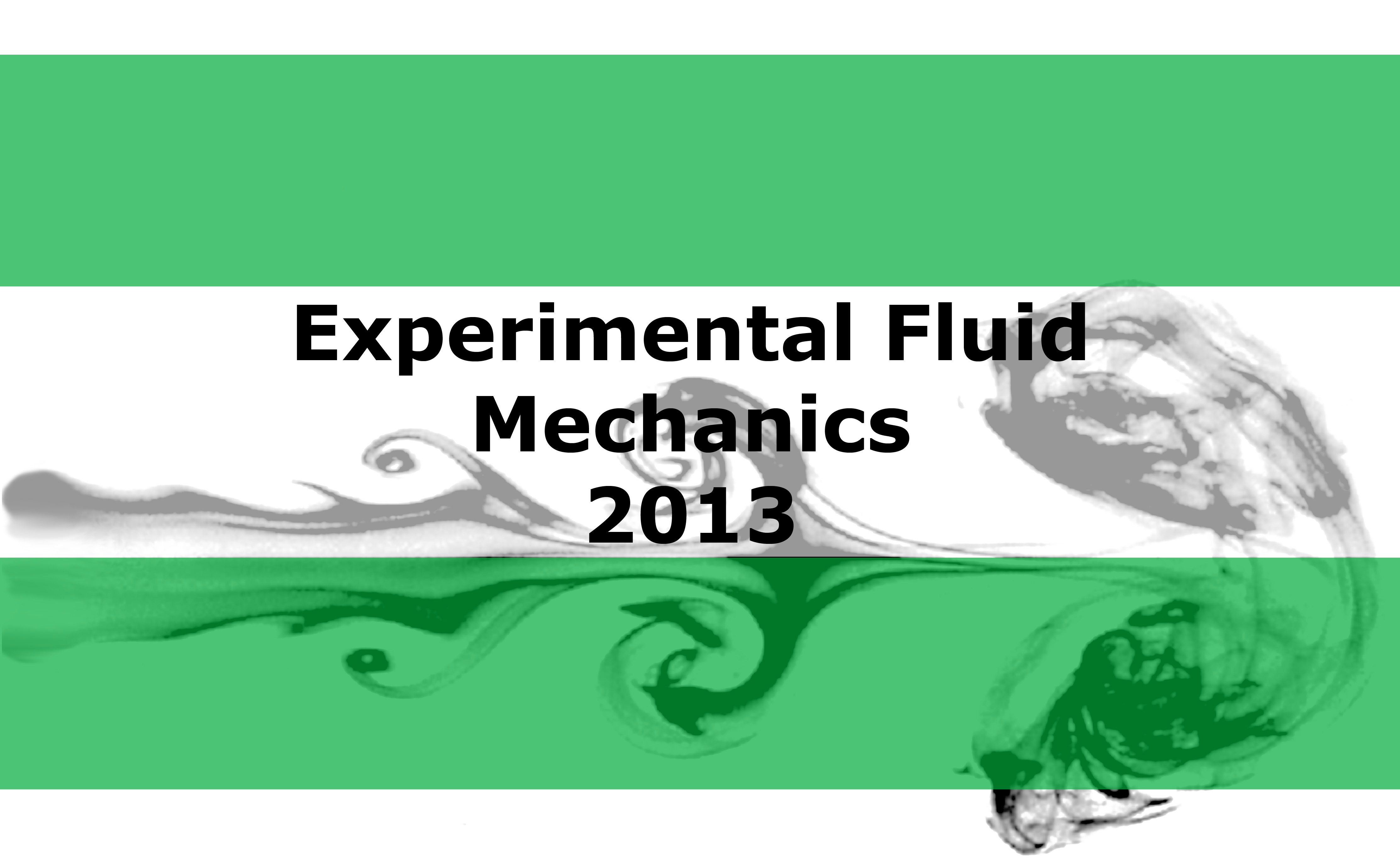 Experimental Fluid Mechanics