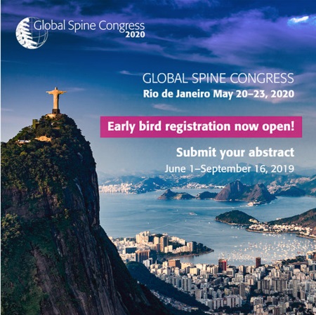The Global Spine Congress (GSC), Rio de Janiero 2020