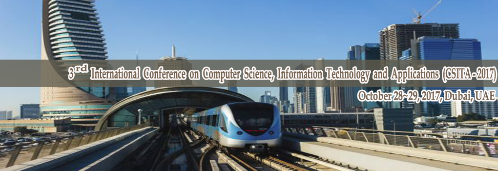 3rd Int. Conf. on Computer Science, Information Technology and Applications