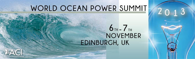 World Ocean Power Summit 2013
