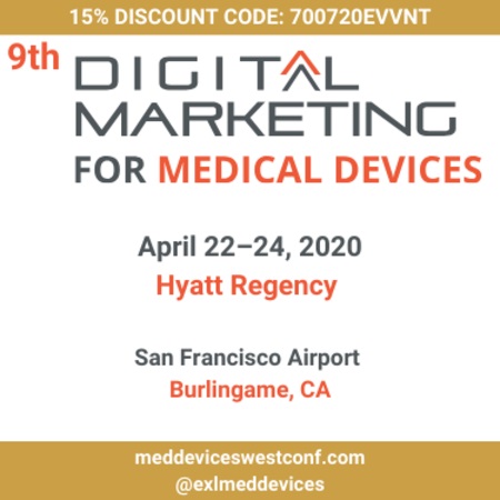 9th Digital Marketing for Medical Devices West