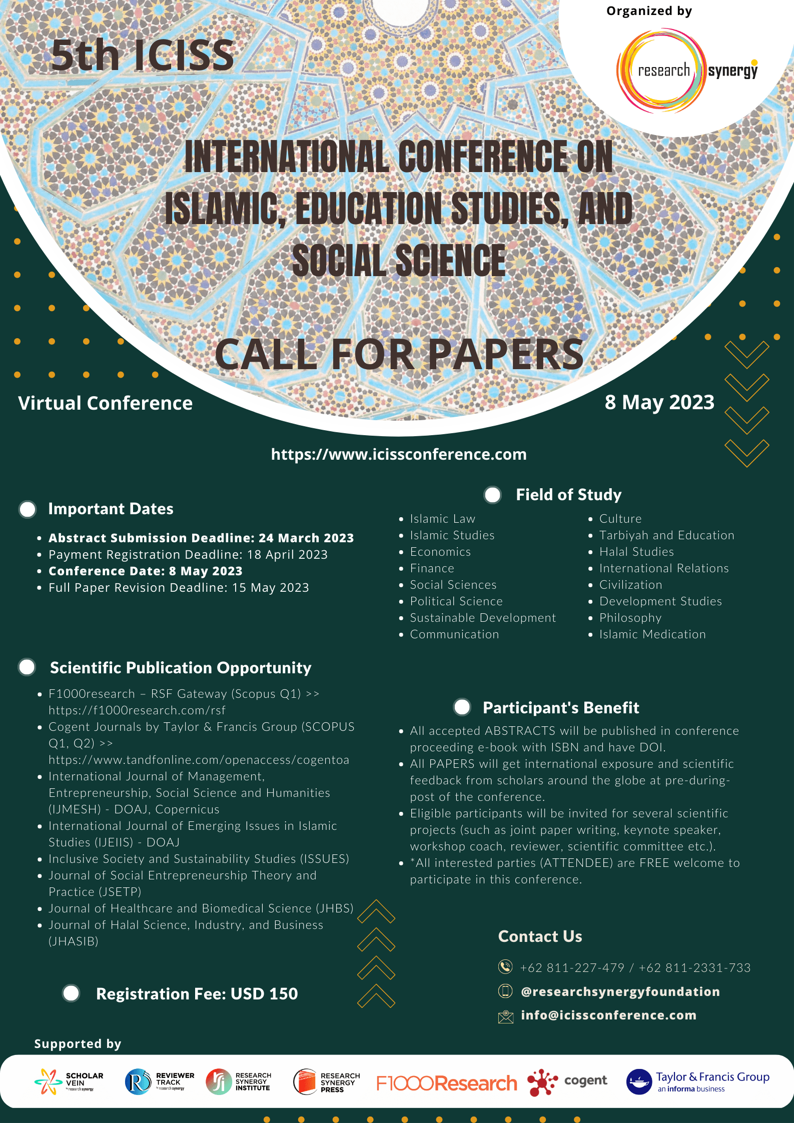 5th International Conference on Islamic Education Studies and Social Science
